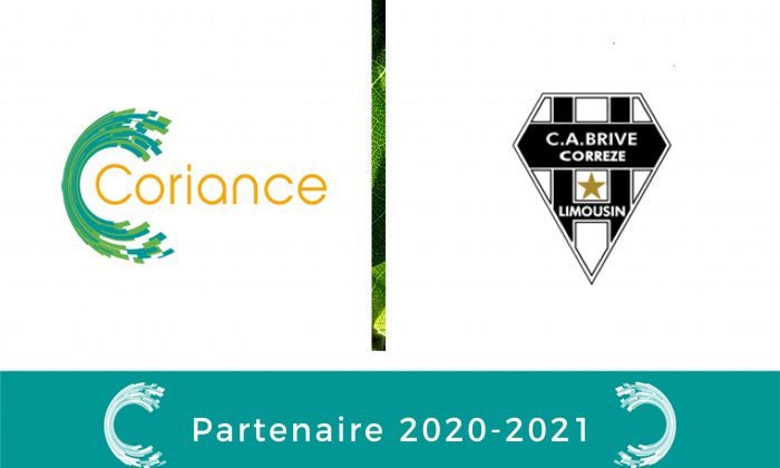 Coriance renouvelle son partenariat avec le CA Brive pour la saison 2020-2021