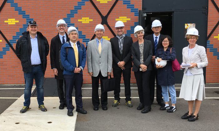 Le Blanc-Mesnil : Une délégation chinoise visite le site géothermique