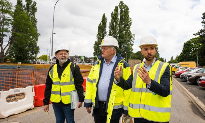 Grigny/Viry-Châtillon : visite du chantier d’extension du réseau de chaleur urbain