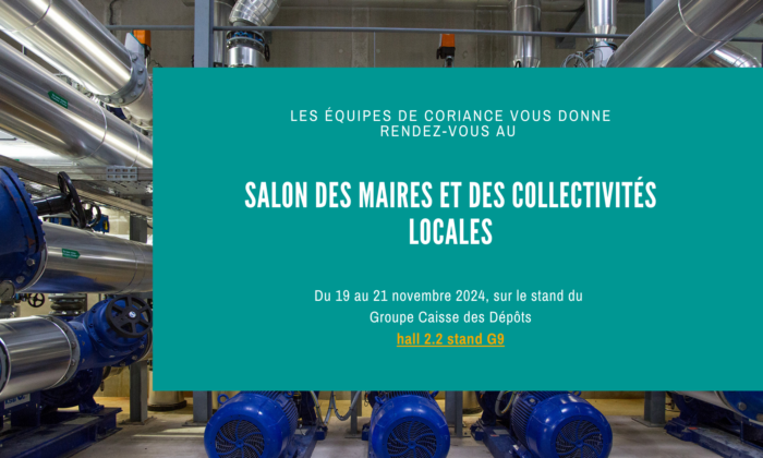 Coriance présent au Salon des Maires et des Collectivités Locales