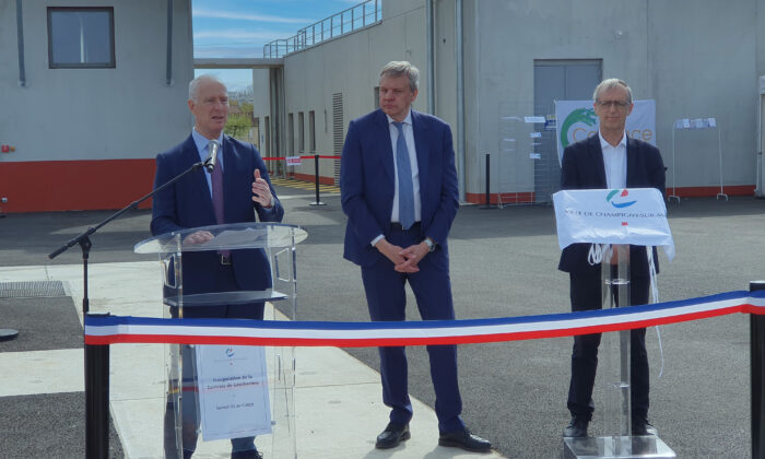 Inauguration de la station de géothermie de Champigny-sur-Marne